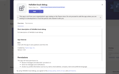 Microsoft Teams Bot Development: A step by step guide