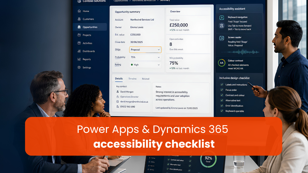 1 Accessibility in Power Apps and Dynamics 365