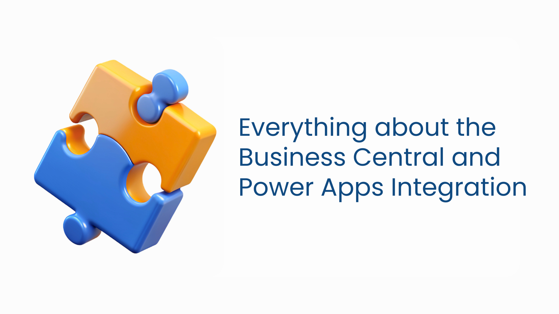 1 Business Central and Power Apps Integration
