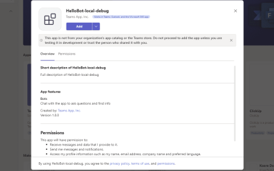 Microsoft Teams Bot Development: A step by step guide