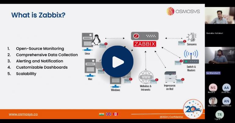 Osmosys Webinar - Zabbix - screenshot