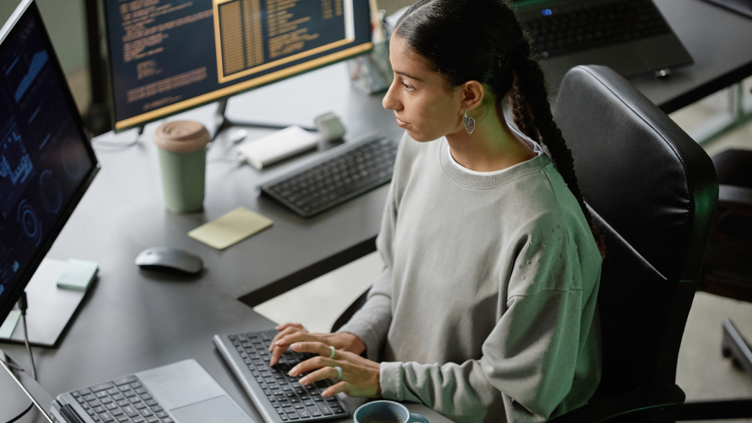 Concept illustration of agentic AI inside a DevOps pipeline, where an AI agent upgrades code, runs tests, and generates a PR summary for developer review.