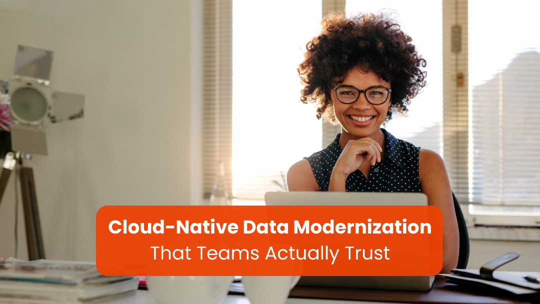 Create a clean, minimal vector-style architecture diagram on a white background. Style: corporate Microsoft-tech aesthetic, crisp 1.5px lines, flat icons, no logos, no gradients, no shadows, no 3D. Palette: deep blue #0129B9 (primary), charcoal #1F2937, cool gray #6B7280, tiny accents #00A3FF sparingly. Typography: modern sans-serif (Inter/Segoe-like). Aspect ratio: 16:9 (1600×900). Lots of whitespace. Title (top): “Cloud-Native Data Foundation (Governed Reuse, Not Copy Sprawl)” Layout (left → center → right): Left column header: “Sources” Stack 5 rounded boxes: “Dynamics 365 / Dataverse” “ERP / LOB apps” “Files / spreadsheets” “IoT / logs / events” “External cloud data” Center column header: “Microsoft Fabric” Large central box labeled: “OneLake (shared storage)” Inside OneLake box, show 3 layers as thin horizontal bands: “Bronze (raw)” “Silver (standardized)” “Gold (business-ready)” Above OneLake, show small modules connected downward: “Data Factory / Dataflow” (ingestion) “Real-time” (events) “Notebooks / SQL” (transform) Right column header: “Consumers” Stack 4 boxes: “Power BI / semantic model” “Analytics teams” “Business users (self-service)” “AI copilots / agents” Bottom band spanning entire width labeled: “Governance + Trust (Purview)” Inside band, 5 items: “Unified catalog + glossary” “Sensitivity labels” “Lineage (source → report)” “DLP policies” “Audit + monitoring” Arrows: Sources → Fabric labeled “Ingest / shortcut”, Fabric → Consumers labeled “Reuse”, dotted arrows from governance band upward labeled “Policies enforced”. Footer (tiny): “Conceptual diagram for modernization programs (not product UI).”